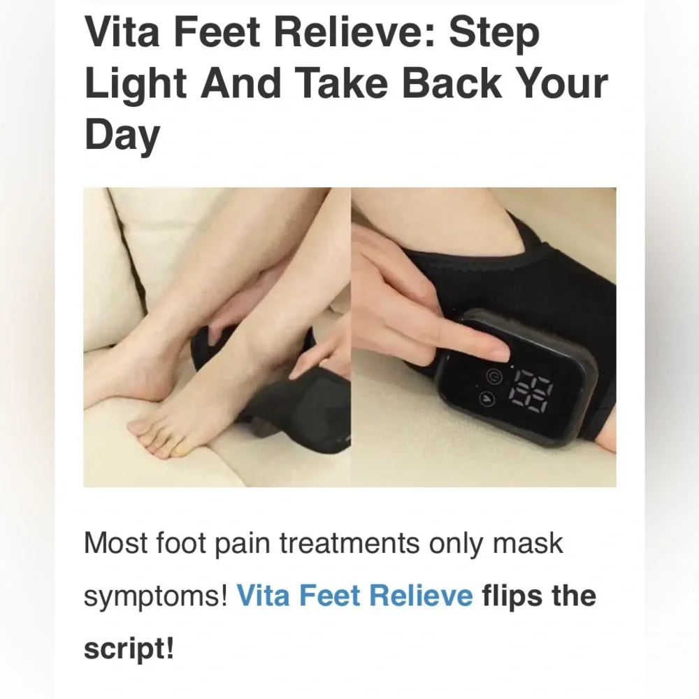 Cordless ankle & foot heated massager to ease pain, increase circulation NIB - Picture 8 of 10